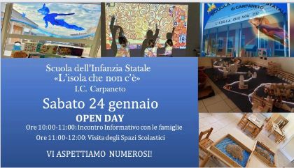 OPEN DAY presso la Scuola dell’Infanzia Statale di Carpaneto 