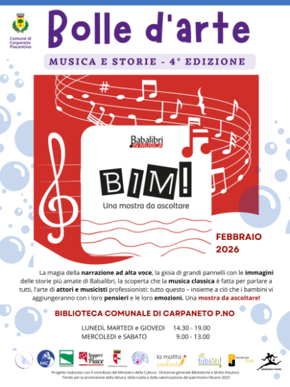 Bolle d'Arte - BIM! Una mostra da ascoltare