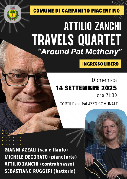Concerto con Attilio Zanchi e i Travels Quartet Concerto con Attilio Zanchi e i Travels Quartet