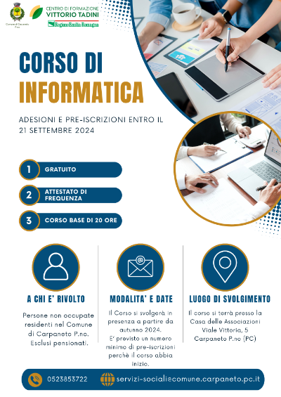 CORSO DI INFORMATICA DI BASE