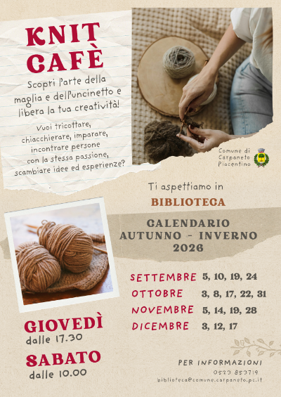 Knit Cafè_ Locandina SET-DIC 2026 NEW