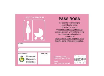Immagine pass rosa