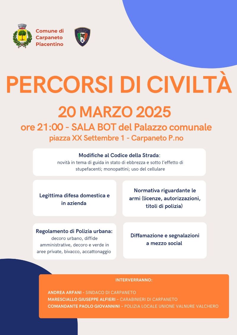 SCS - PERCORSI DI CIVILTÀ 2025