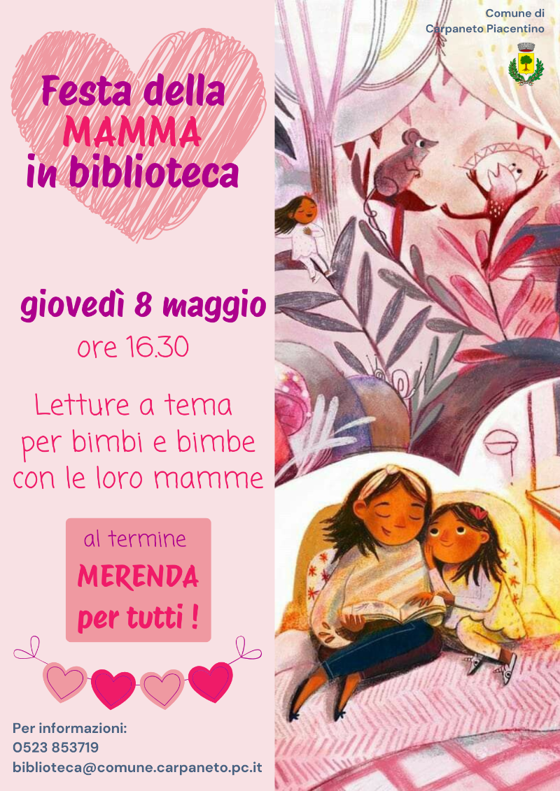 SCS Locandina letture festa della mamma 
