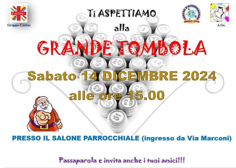 SCS grande tombola 2024 parrocchia