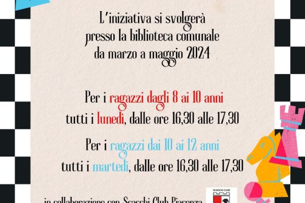 Corso base scacchi