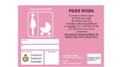 Immagine pass rosa