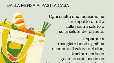 Educazione alimentare Scelte consapevoli dalla mensa ai pasti a casa