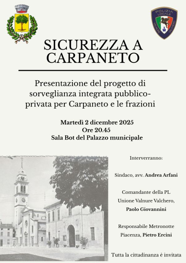 serata sicurezza 
