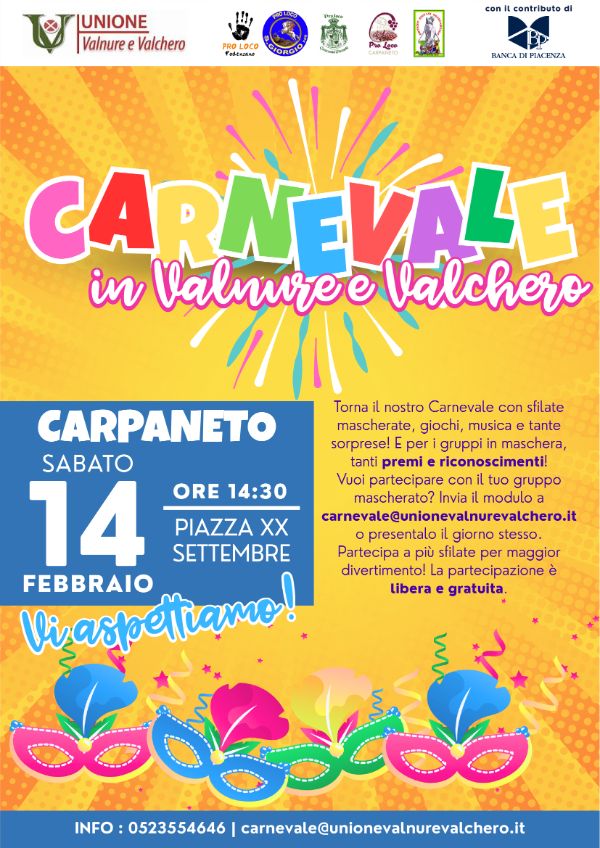Locandina carnevale 2026