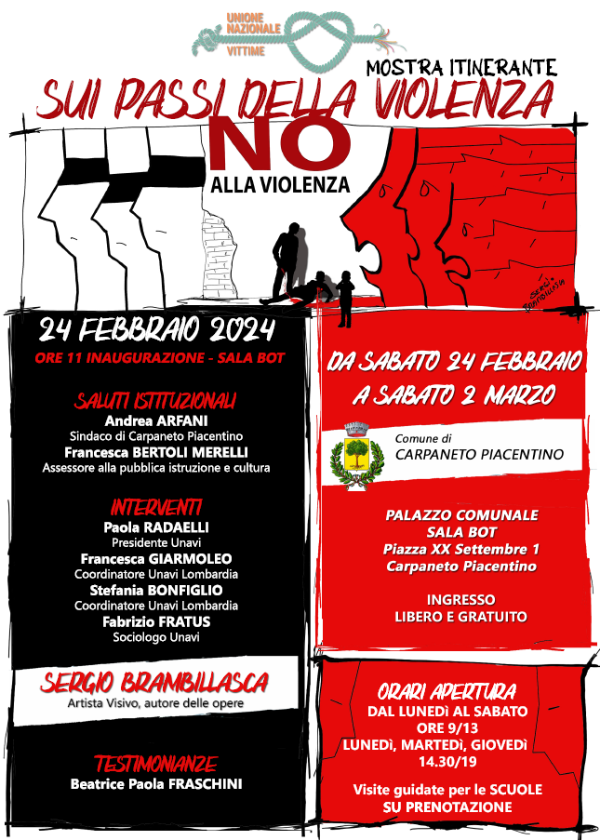 locandina mostra No Violenza locandina mostra No Violenza