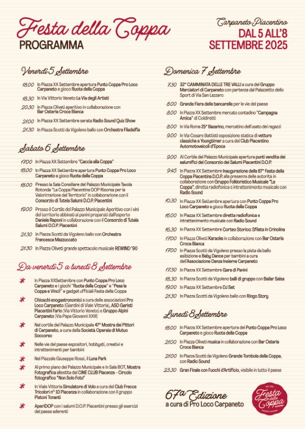 SCS-PROGRAMMA FESTA DELLA COPPA 2025