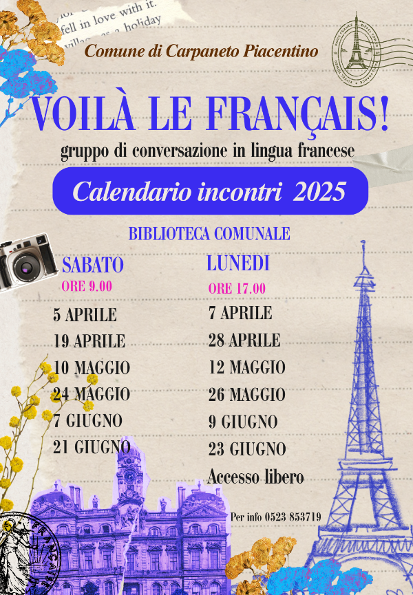 SCS - Francese - Calendario 2025 