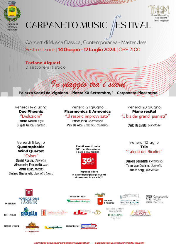 SCS carpaneto music festival 2024